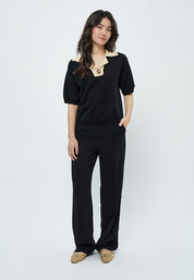 Minus MSPamia Knit Polo T-Shirt T-Shirt 100 Black