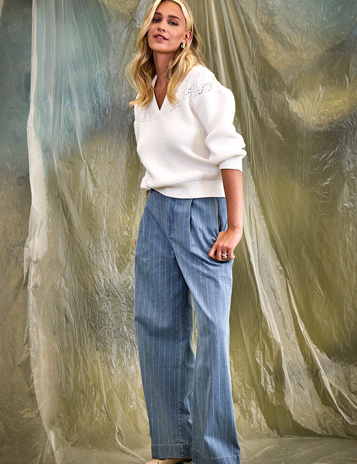 Minus MSPria High Waist Pant Pant 001 Light Denim
