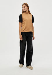 Minus MSRaka knit turtleneck Top 721M Almond Melange