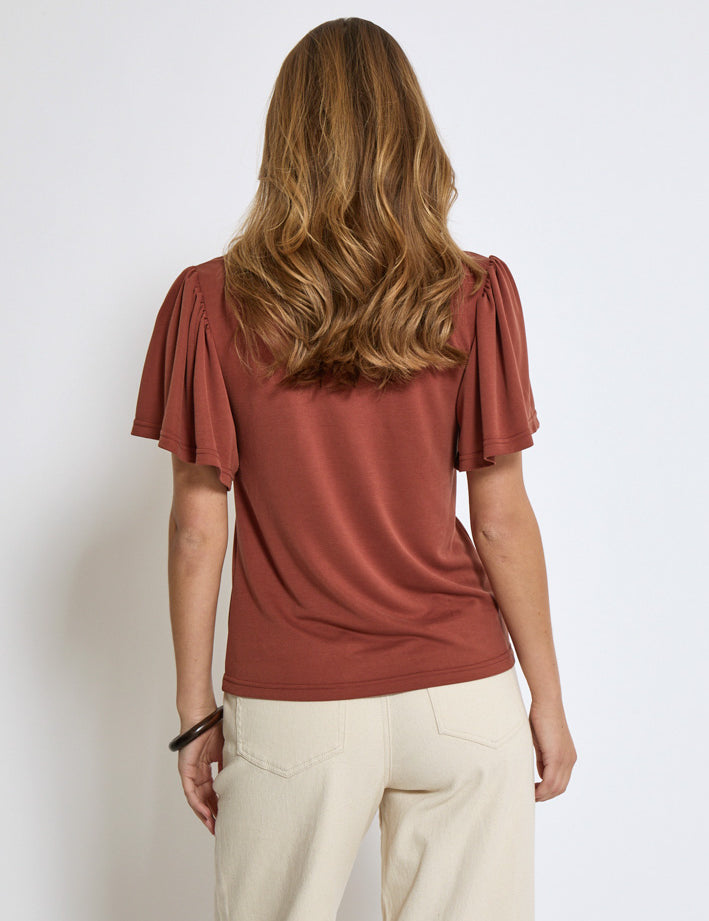 Minus MSRianne T-Shirt T-Shirt 4800 Smoked Paprika