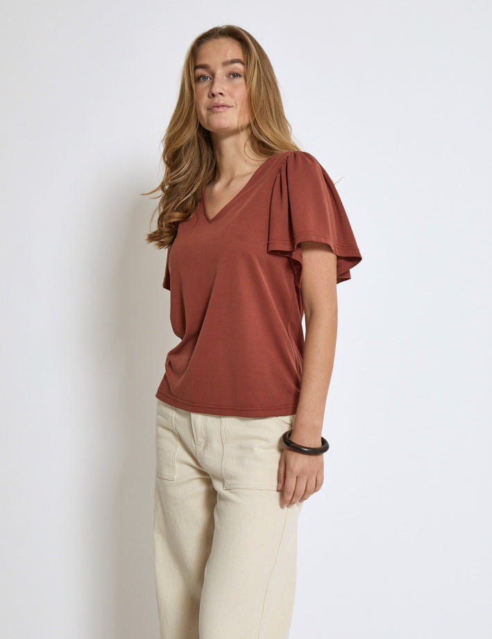 Minus MSRianne T-Shirt T-Shirt 4800 Smoked Paprika