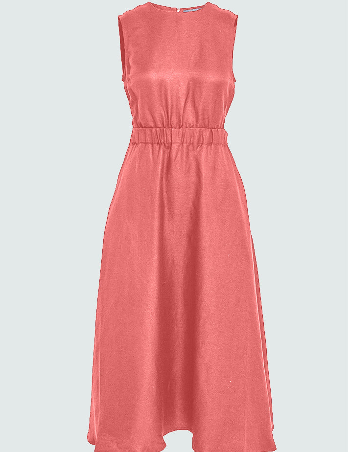 Minus MSSabbi Midi Linen Dress Dress 641 Dubarry
