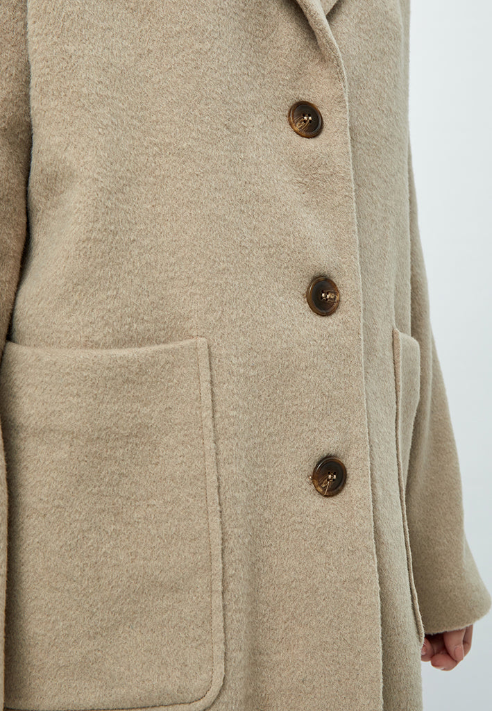 Minus MSSally Wool Coat Coat 0021 Cobblestone