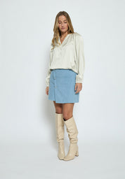 Minus MSSelva V Blouse Blouse 0175 Light Birch