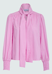 Minus MSStephania Bow Blouse Blouse 4017 Desert Rose