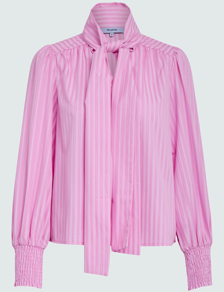 Minus MSStephania Bow Blouse Blouse 4017 Desert Rose