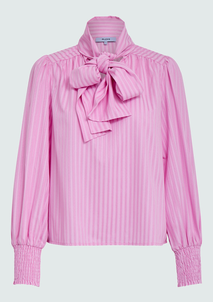 Minus MSStephania Bow Blouse Blouse 4017 Desert Rose