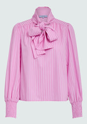 Minus MSStephania Bow Blouse Blouse 4017 Desert Rose