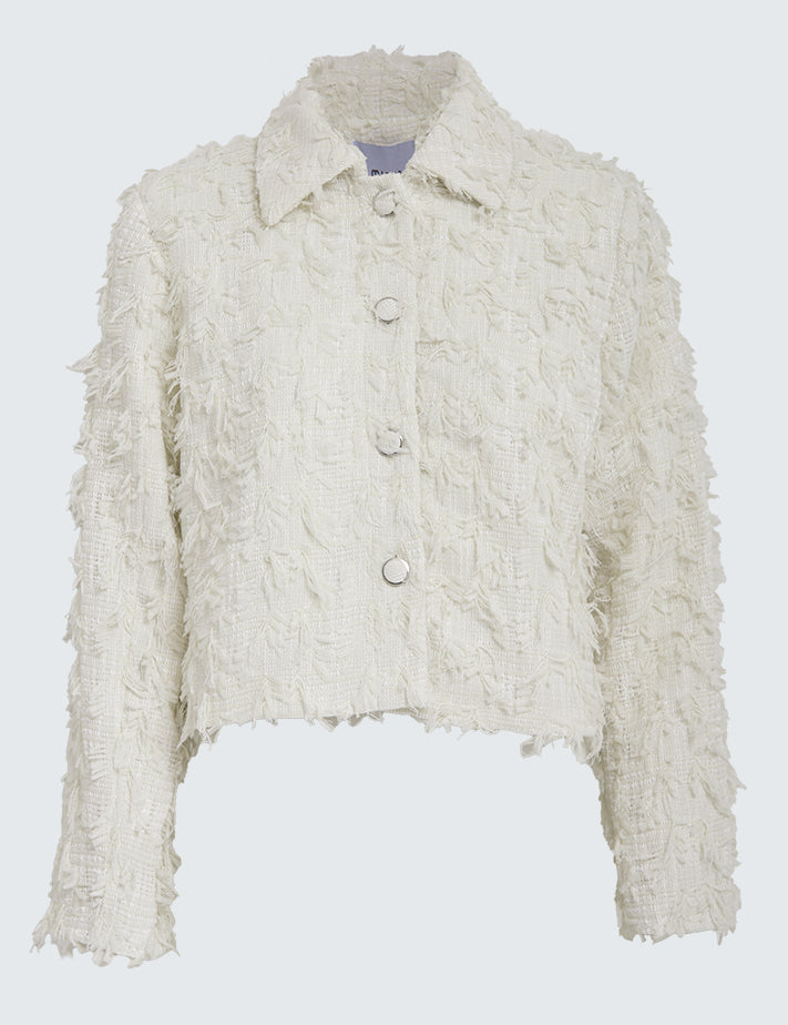 Minus MSTarina Short Jacket Jacket 235 Cloud Dancer