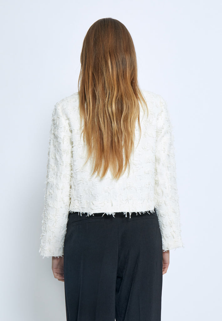 Minus MSTarina Short Jacket Jacket 235 Cloud Dancer