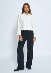 Minus MSTarina Short Jacket Jacket 235 Cloud Dancer