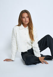 Minus MSTarina Short Jacket Jacket 235 Cloud Dancer