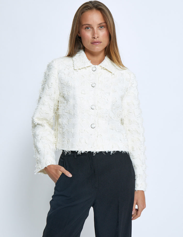 Minus MSTarina Short Jacket Jacket 235 Cloud Dancer