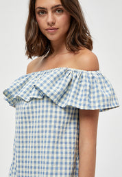 Minus MSValika Top Top 9416C Lemon Sorbet Checked