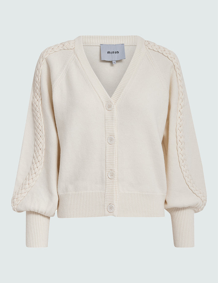 Minus MSVera Knit Cardigan Cardigans 220 Broken White