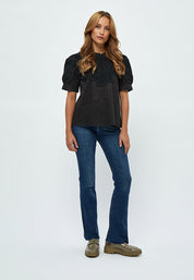 Minus MSVictoria Embroidery Blouse Blouse 100 Black