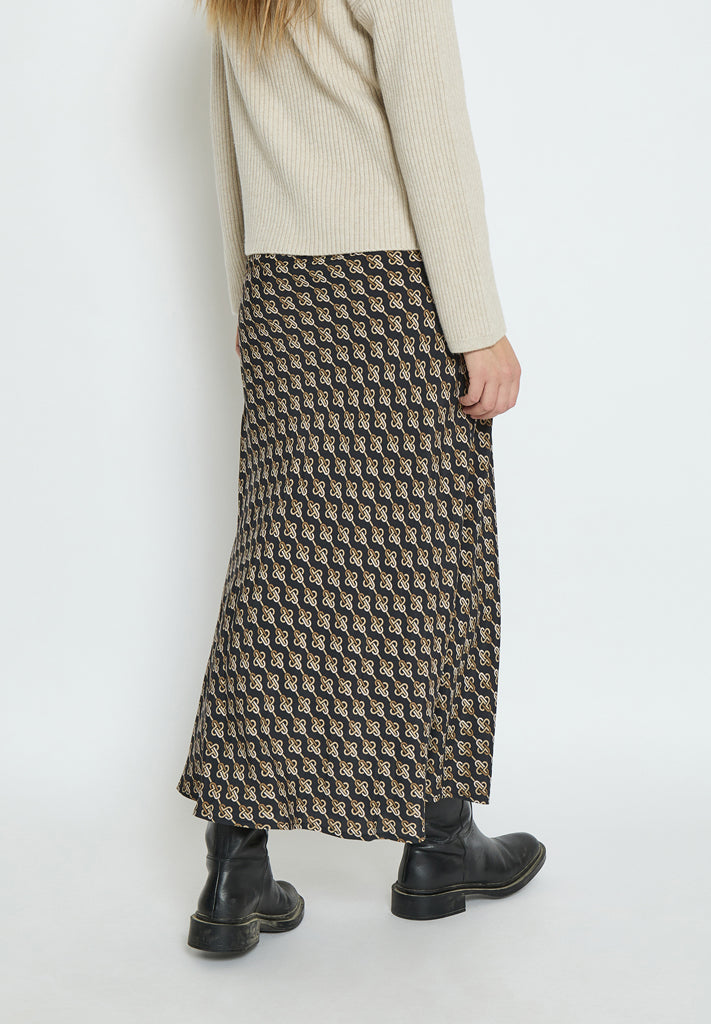 Minus Marceline Midi Skirt Skirt 4043P Nomad Sand Print