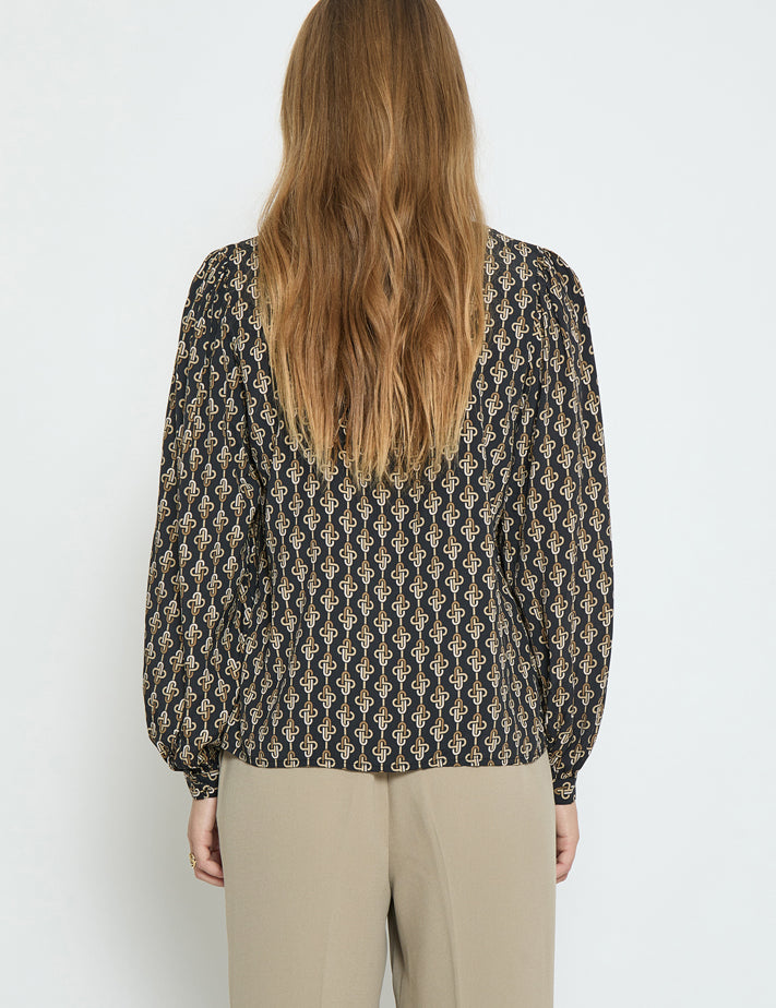 Minus Marceline Shirt Shirt 4043P Nomad Sand Print