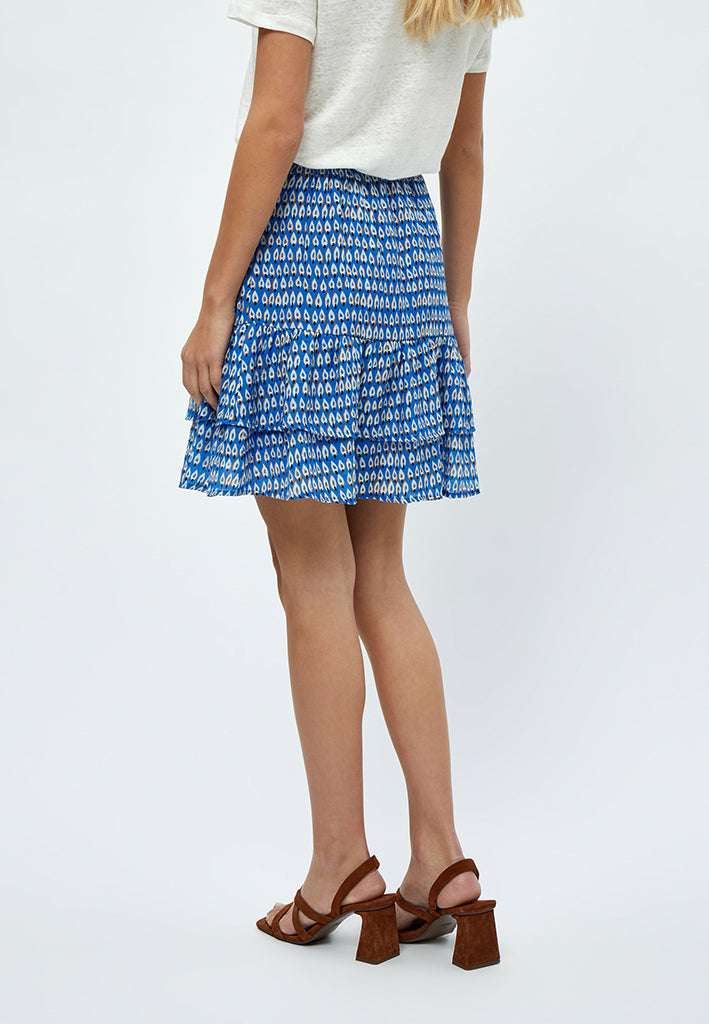 Peppercorn Marika Skirt Skirt 2993P Marina Blue Print