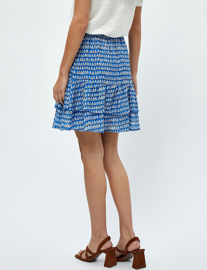 Peppercorn Marika Skirt Skirt 2993P Marina Blue Print