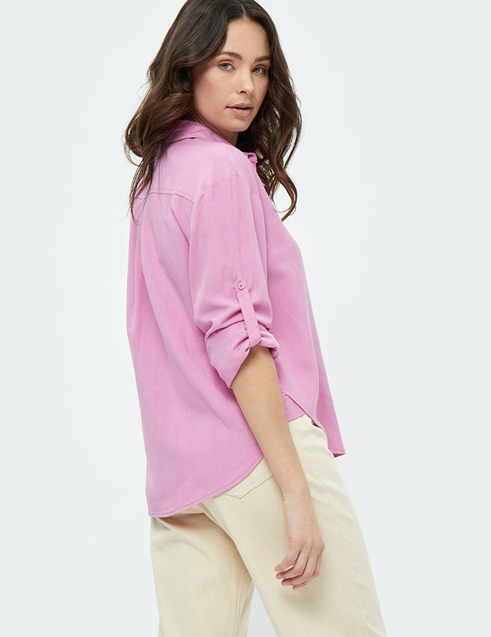 Peppercorn Marniella Long Sleeve Shirt Shirt 4018 Fuchsia Pink