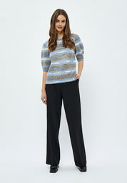 Minus Misja Knit Tee T-Shirt 5024S Royal Blue Stripe