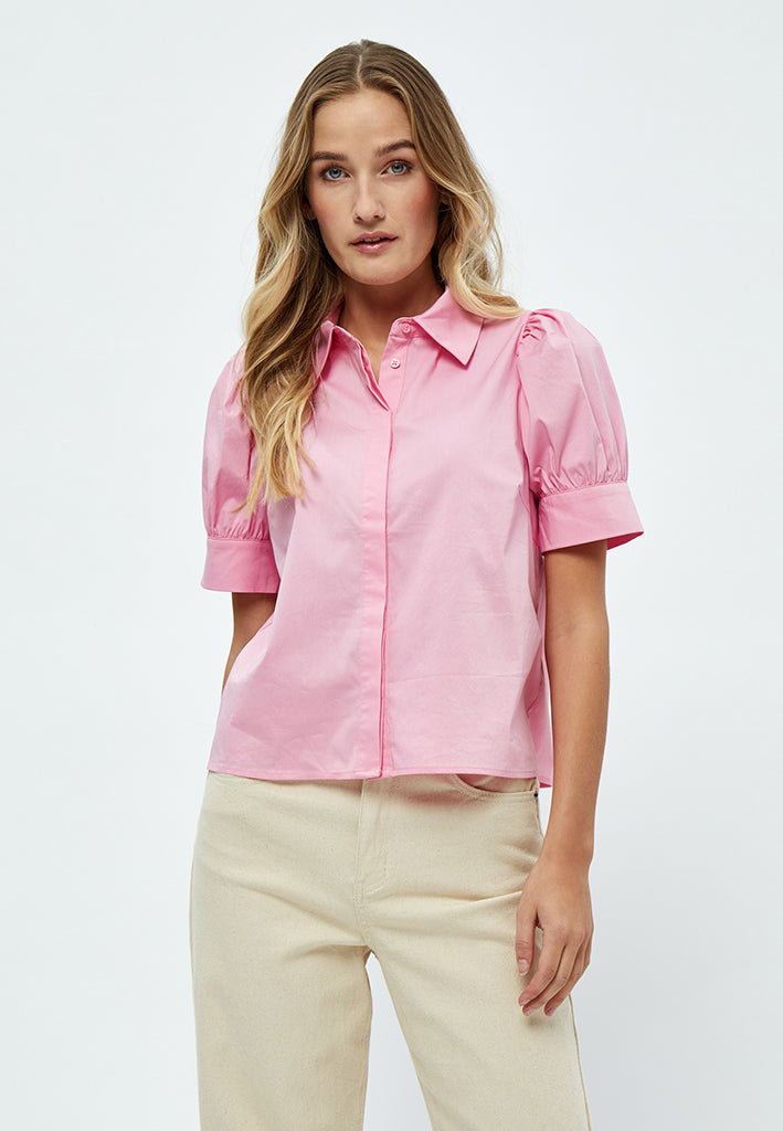 Peppercorn Molly Short Sleeve Shirt Shirt 4018 Fuchsia Pink