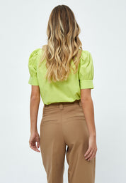 Peppercorn Molly Short Sleeve Shirt Shirt 6062 Green Lemonade