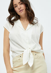 Peppercorn Naline Sleeveless Shirt Shirt 0001 White