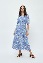 Peppercorn Nicoline Dress Dress 2993P Marina Blue Print