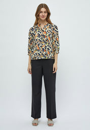 Peppercorn Odette Blouse Blouse 2958P Jet Black Print