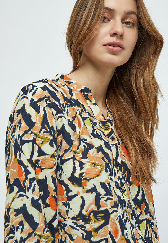 Peppercorn Odette Blouse Blouse 2958P Jet Black Print