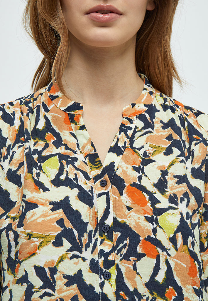 Peppercorn Odette Blouse Blouse 2958P Jet Black Print
