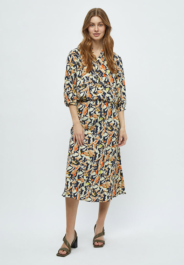 Peppercorn Odette Blouse Blouse 2958P Jet Black Print