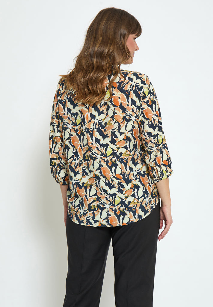 Peppercorn Odette Blouse Blouse 2958P Jet Black Print