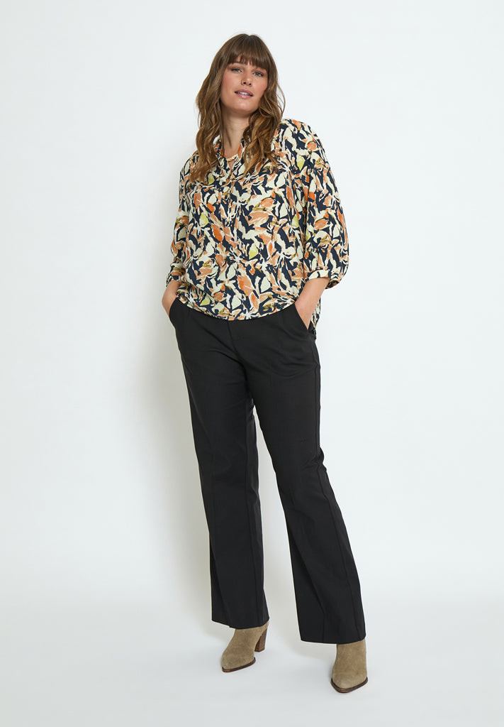 Peppercorn Odette Blouse Blouse 2958P Jet Black Print