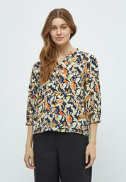Peppercorn Odette Blouse Blouse 2958P Jet Black Print