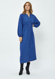 Peppercorn Orella Maxi Dress Dress 1518P Imperial Blue Print