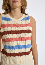 Peppercorn PCAida Top Top 1025S Skyblue Stripe