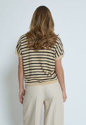 Peppercorn PCAlayan Blouse Blouse 9000S Black Stripe