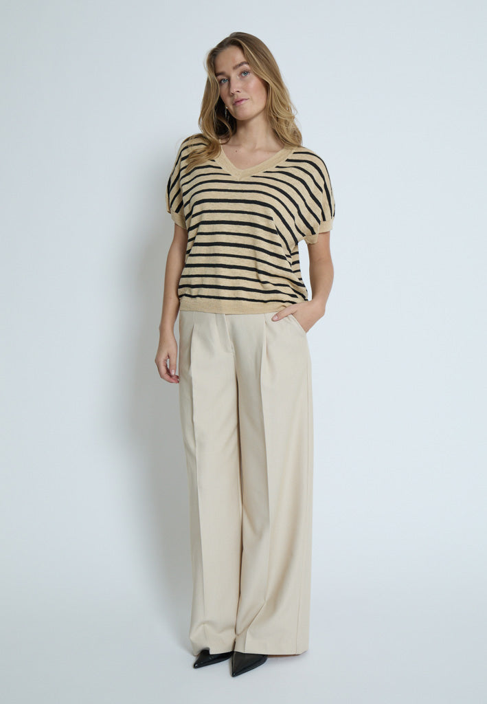 Peppercorn PCAlayan Blouse Blouse 9000S Black Stripe