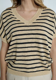 Peppercorn PCAlayan Blouse Blouse 9000S Black Stripe