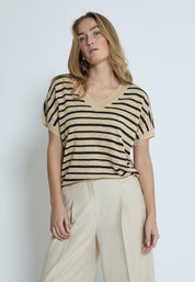 Peppercorn PCAlayan Blouse Blouse 9000S Black Stripe