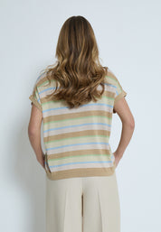 Peppercorn PCAlicia Knit Blouse Blouse 4030MET Pearl Pink Met.