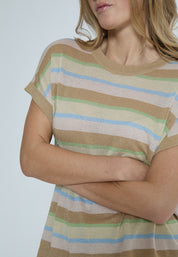 Peppercorn PCAlicia Knit Blouse Blouse 4030MET Pearl Pink Met.
