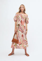 Peppercorn PCAnnabell Blouse Blouse 0202P Whitecap Cream Print