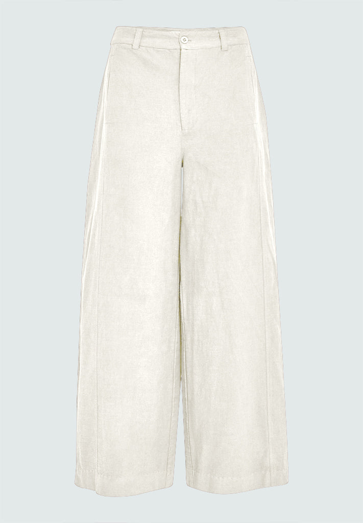 Peppercorn PCAnnika Pants Pant 0202 Whitecap Grey
