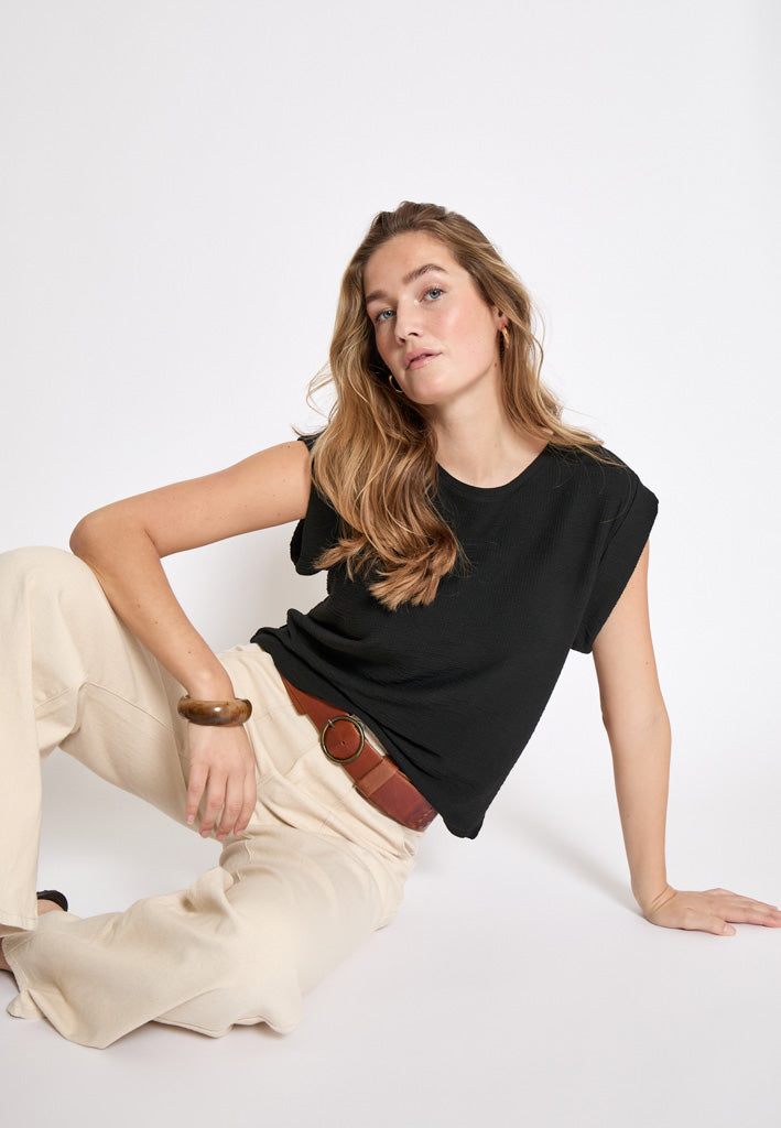 Peppercorn PCAverly T-Shirt T-Shirt 9000 Black