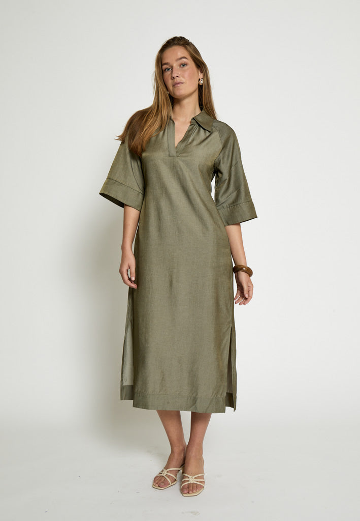 Peppercorn PCBea Dress Dress 3975M Mermaid Green
