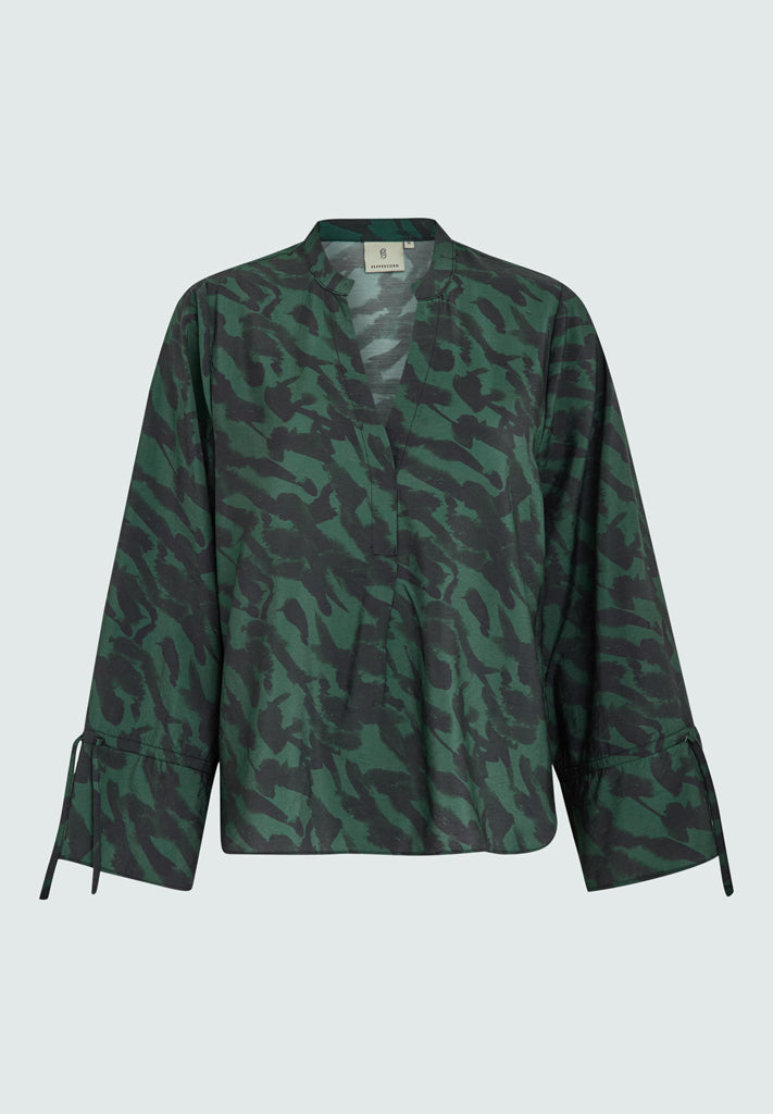 Peppercorn PCCarmina Blouse Blouse 4112P Jungle Green Print